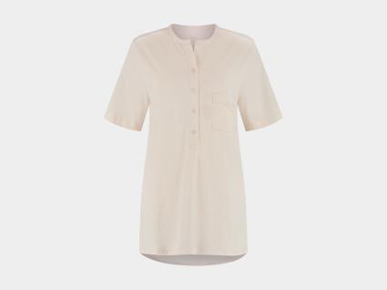 Pyjamaset dames kort jersey sunrise white 