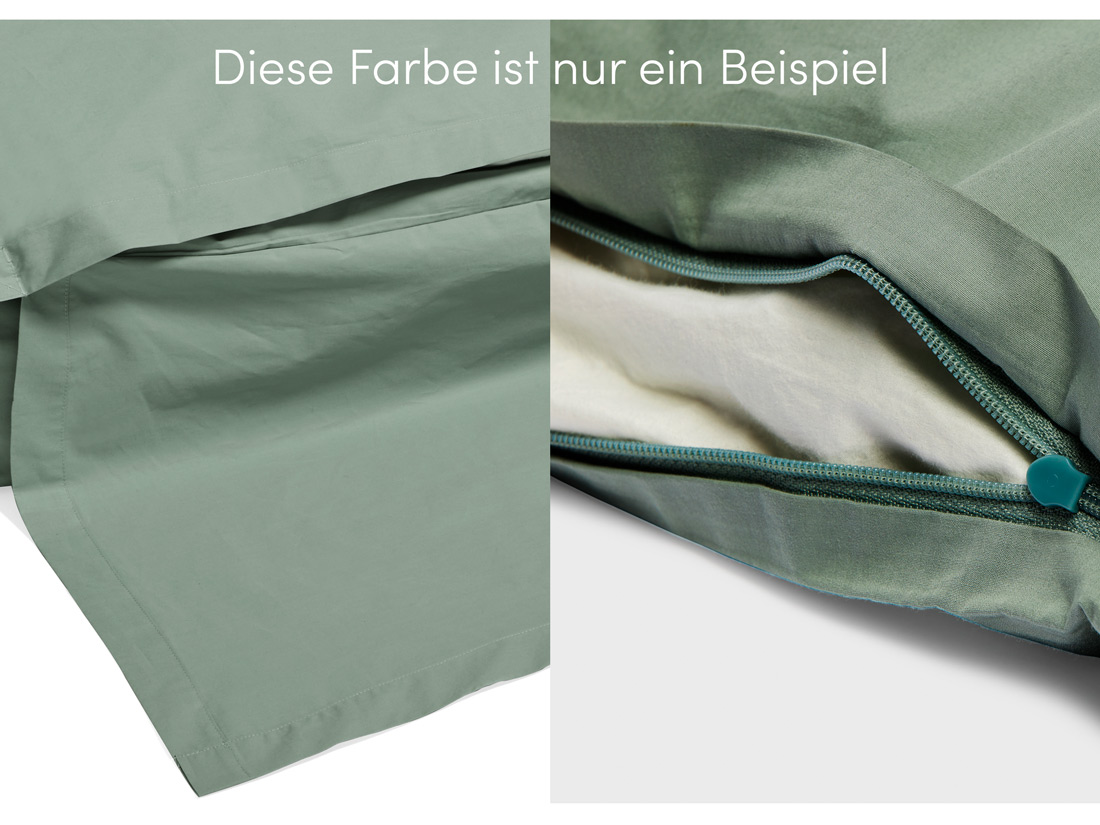 Leinen-Bettwäsche Stone Green