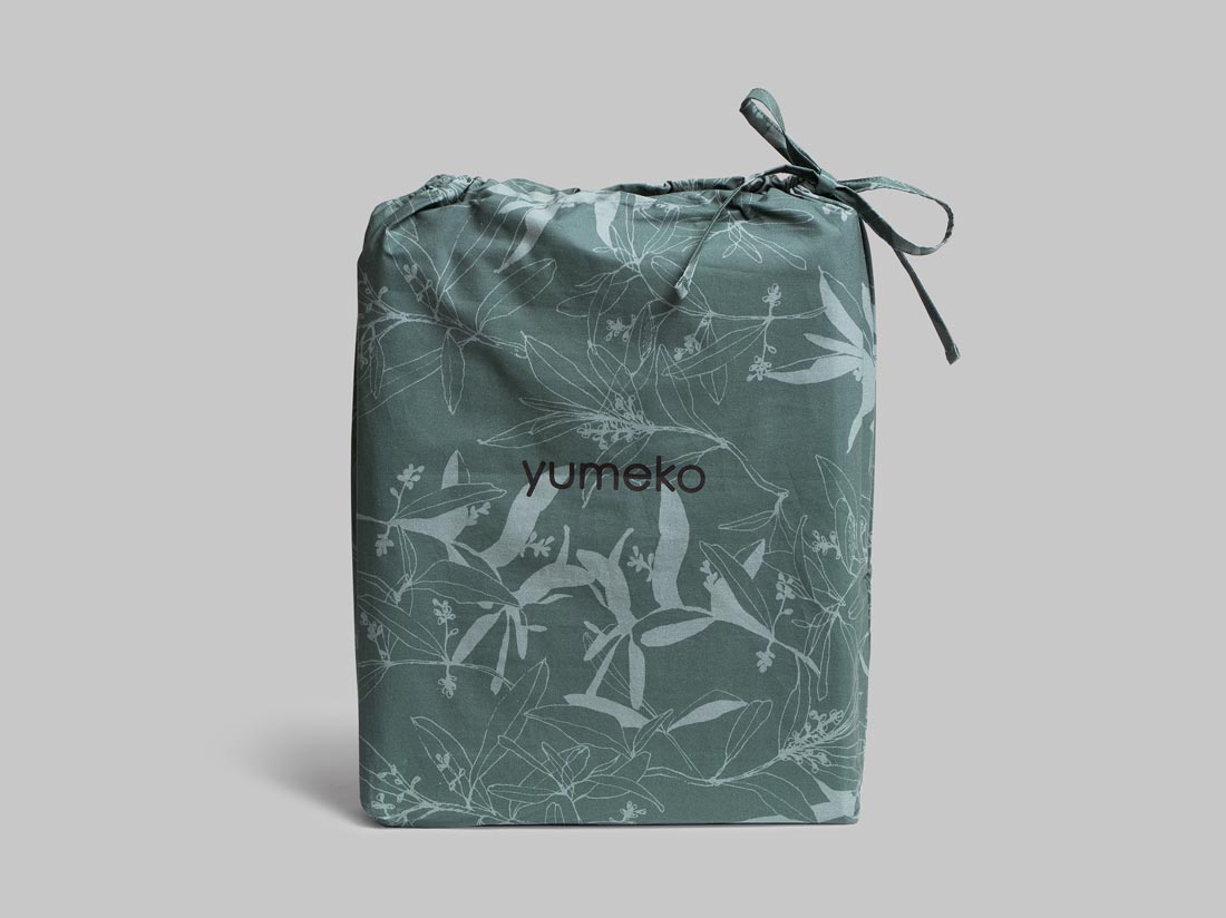 Perkal-Bettwäsche Olive Leaf