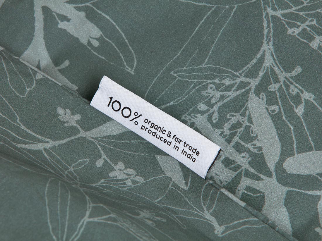 Perkal-Bettwäsche Olive Leaf