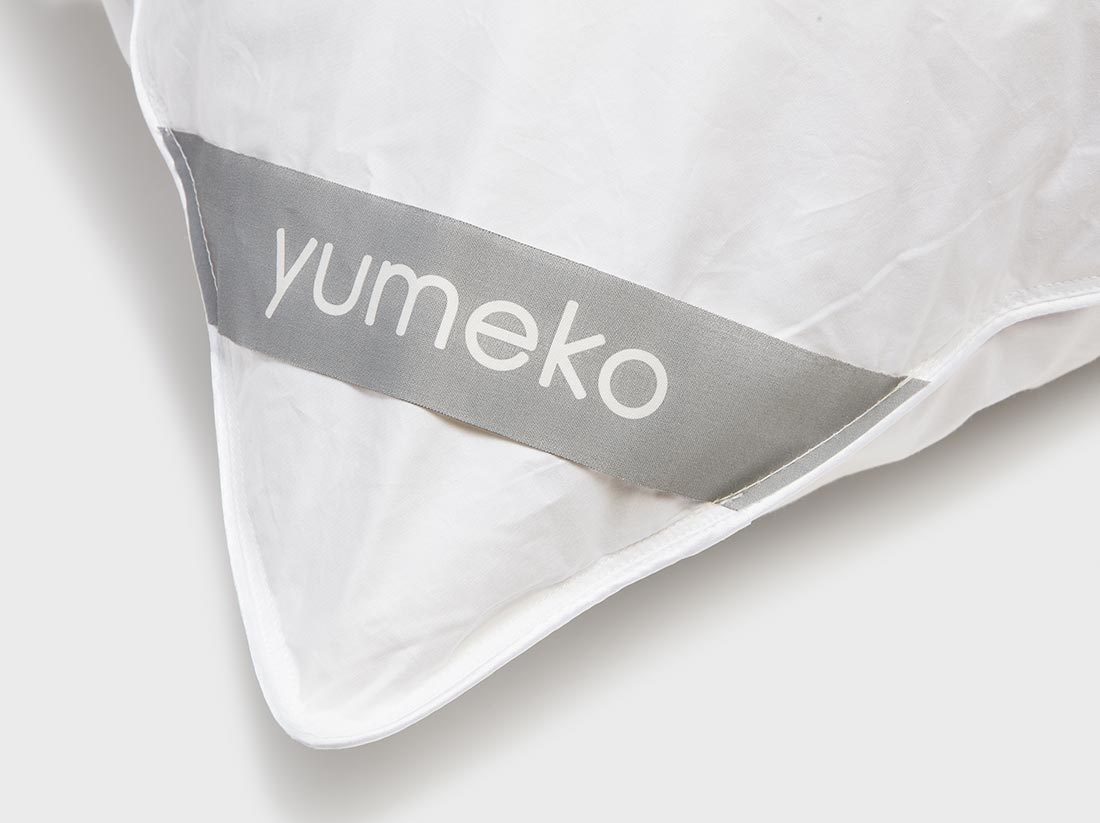 Oreiller duvet recyclé 65x65 medium