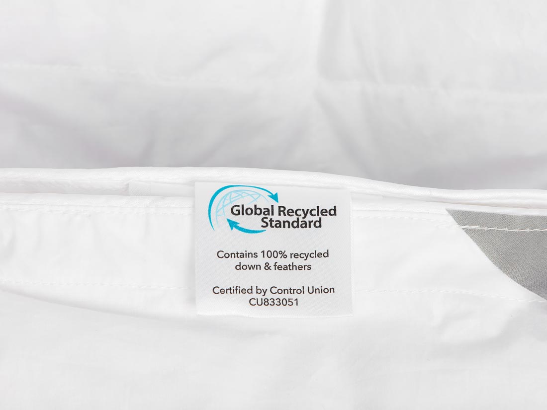 Oreiller duvet recyclé 50x70 medium