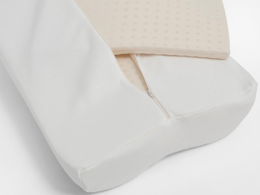 Kissen Naturlatex Wave 44x63x11/13 Weich