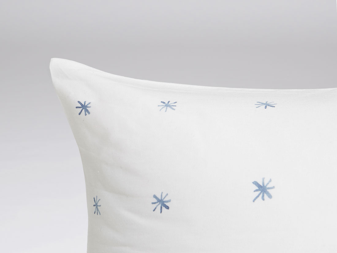 Satin-Bettwäsche Blue Starry Sky