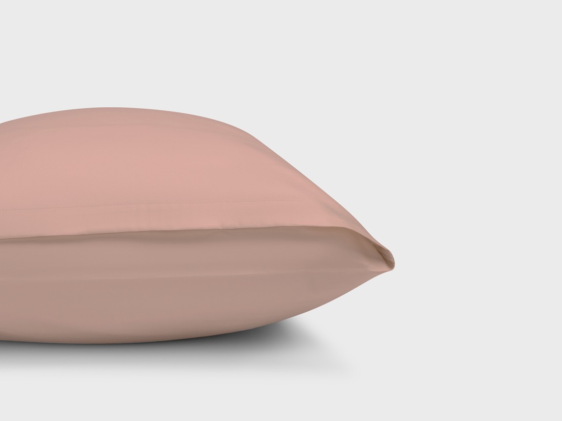 Kussensloop katoen satijn cosmea pink