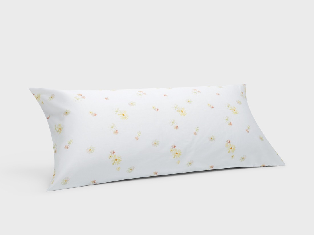 Kussensloop katoen satijn flower valley