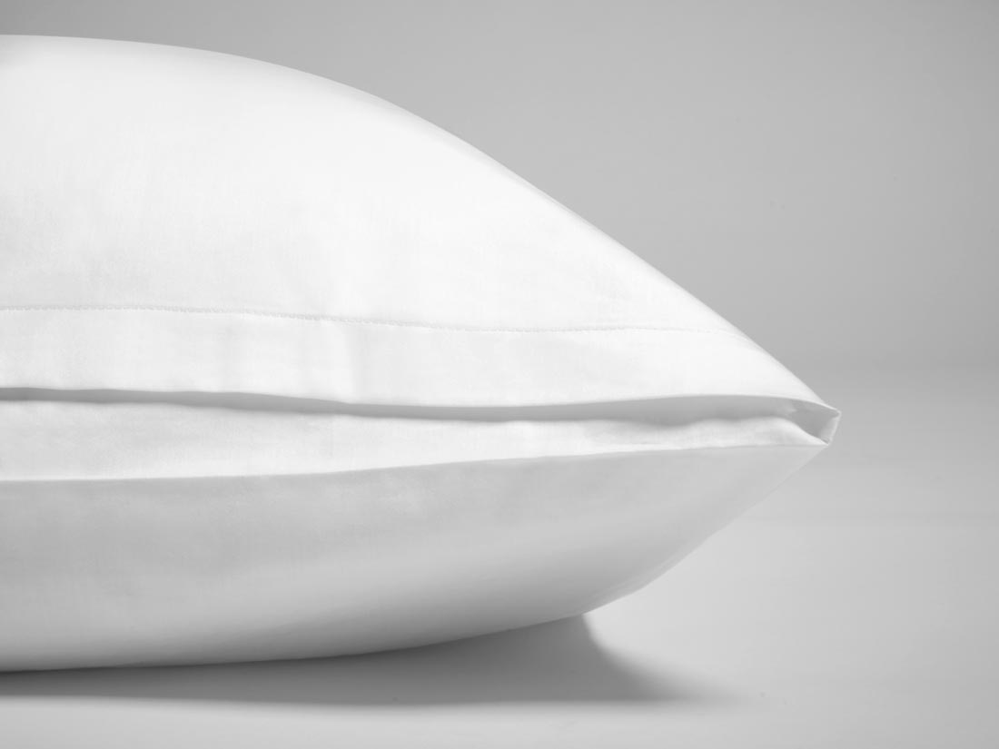 Örngott bomullssatin pure white