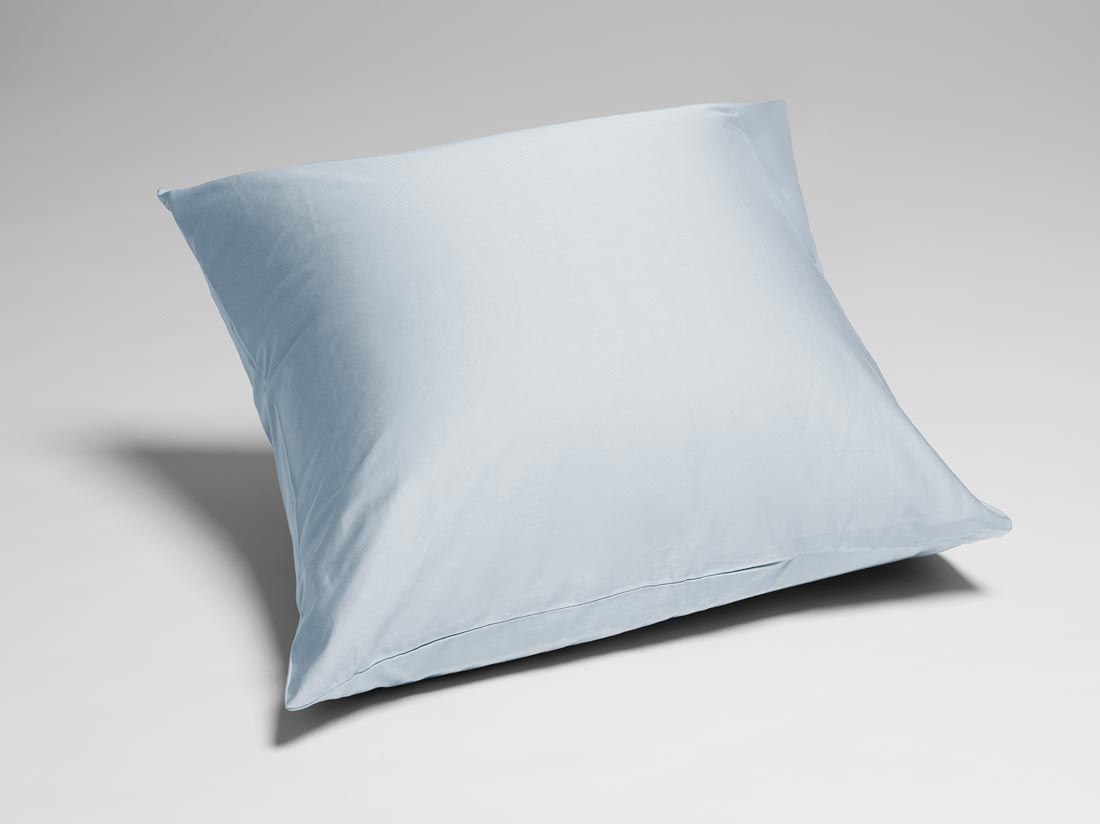 Kissenbezug Baumwollsatin Sky Blue