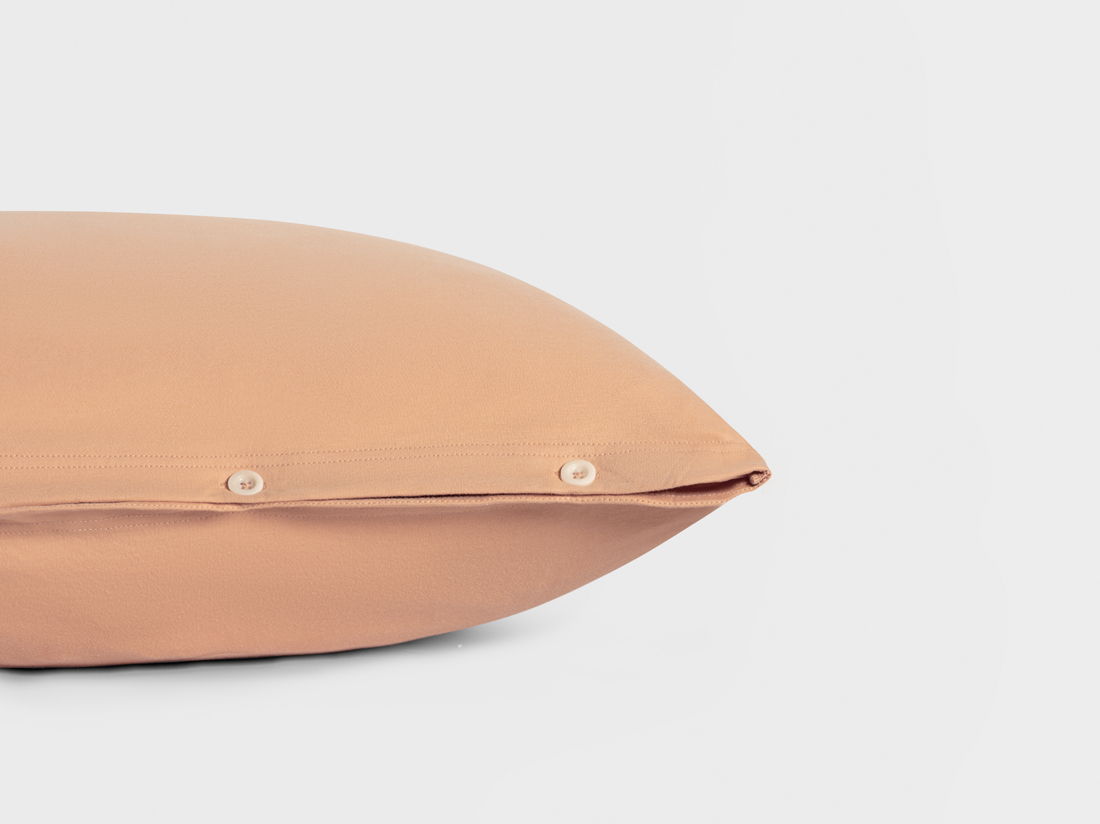 Kussensloop jersey perfect peach
