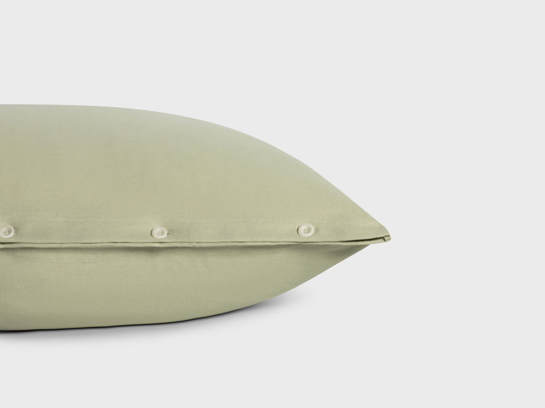 Kussensloop jersey pistachio green