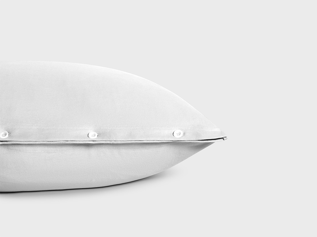 Jersey-Bettwäsche Pure White