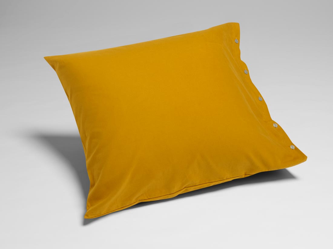 Kissenbezug Flanell Indian Yellow