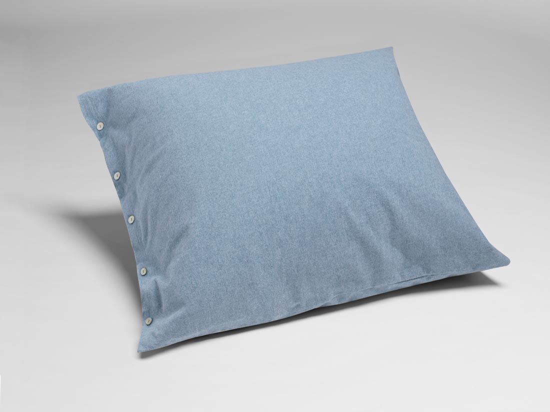 Kissenbezug Flanell Light Blue