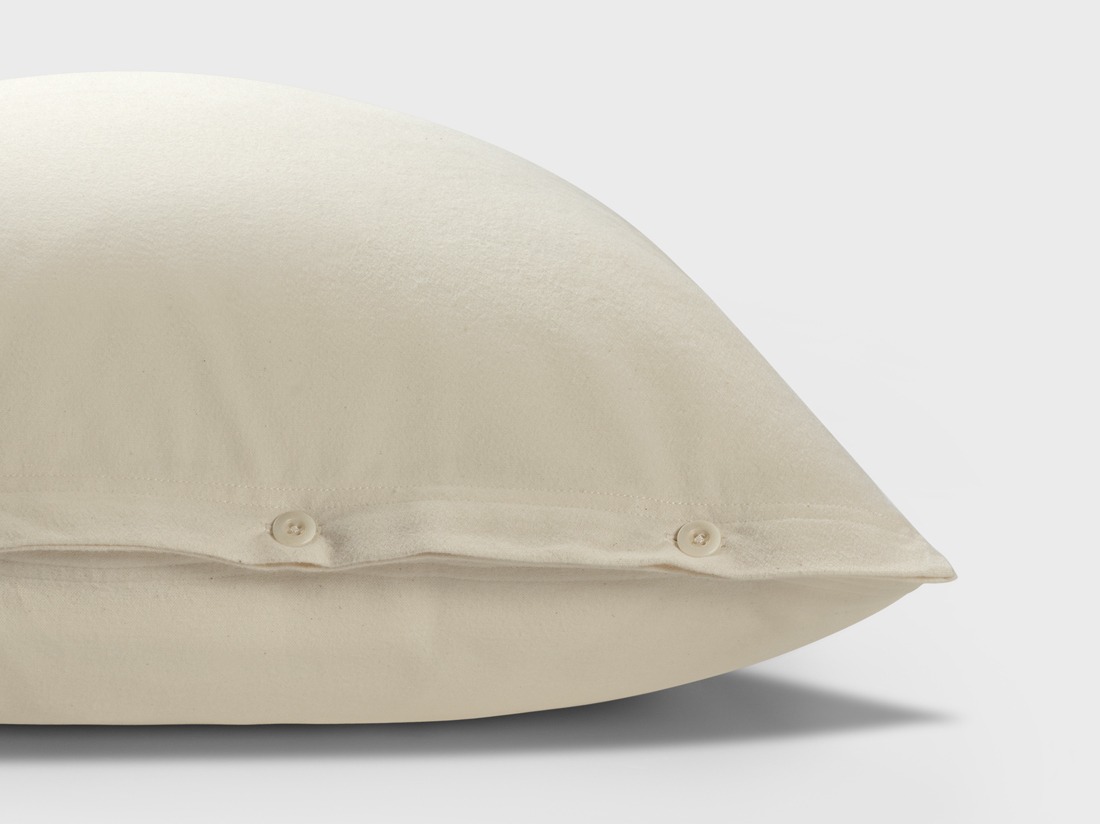 Parure de lit flanelle de coton naturel