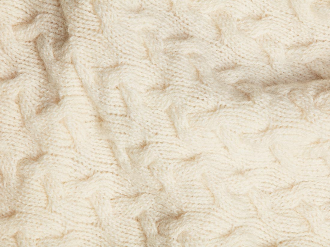 Wollen plaid landscape natural melange 145x190