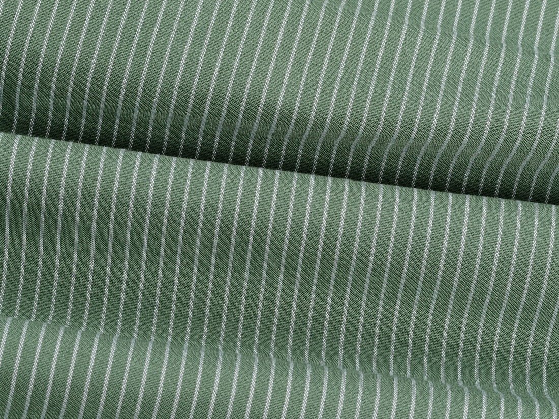 Natbukser unisex bomuld TENCEL™ green/white stripe