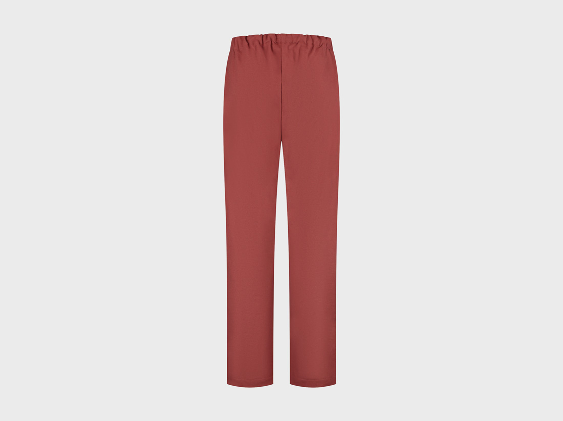 Pyjamahose Damen Flanell Red Velvet
