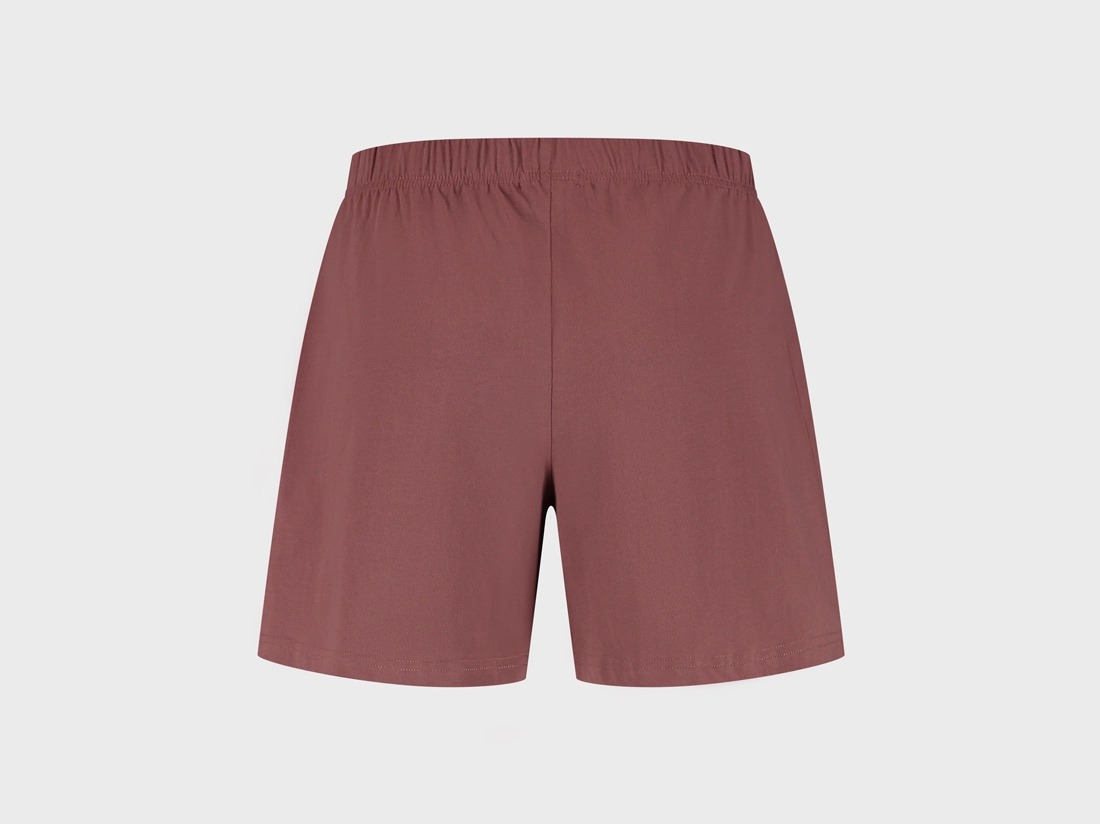 Shorts de pyjama en jersey pour femme rose du soir