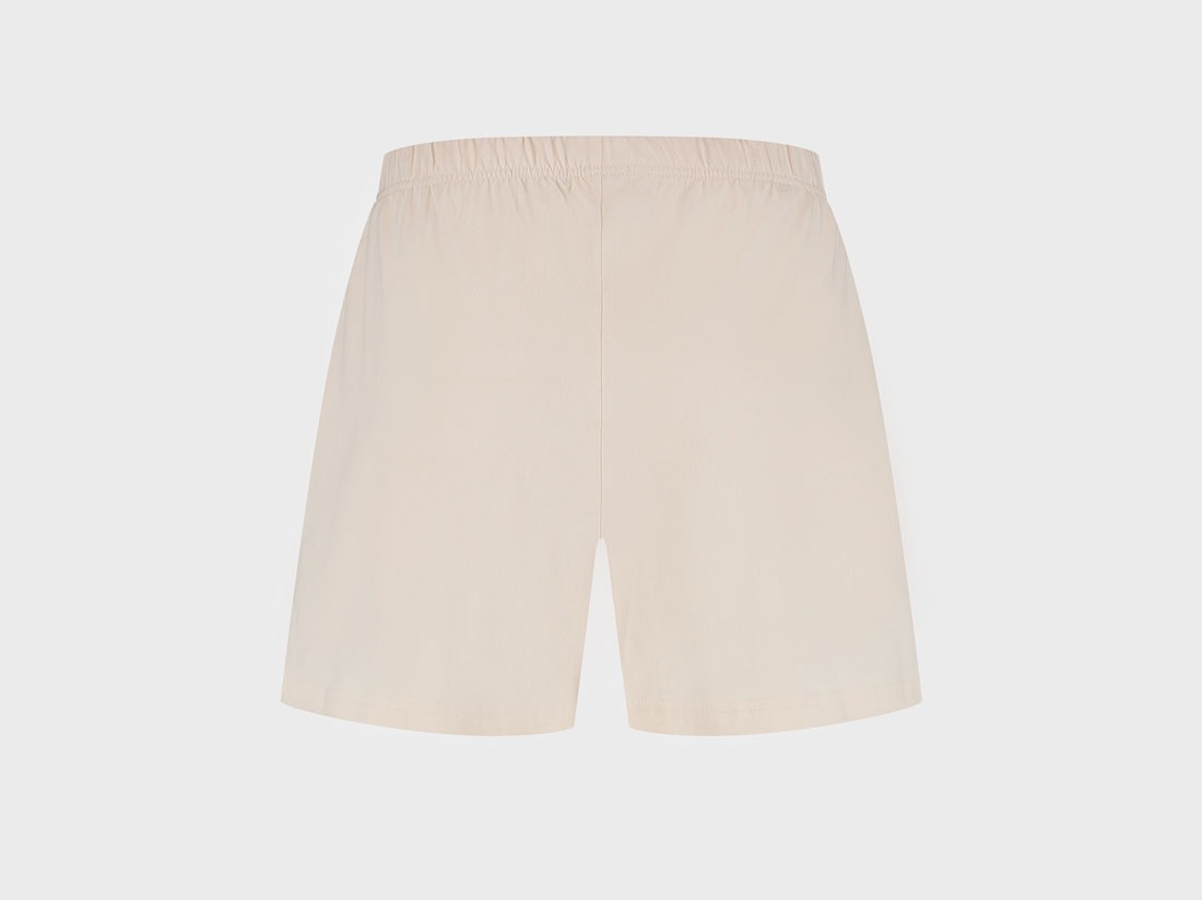 Shorts de pyjama en jersey pour femme soleil levant blanc