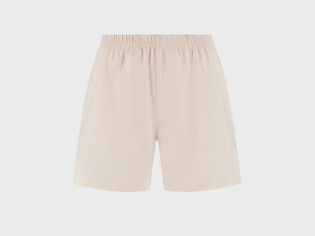 Pyjama-Set Damen Kurz Jersey Sunrise White