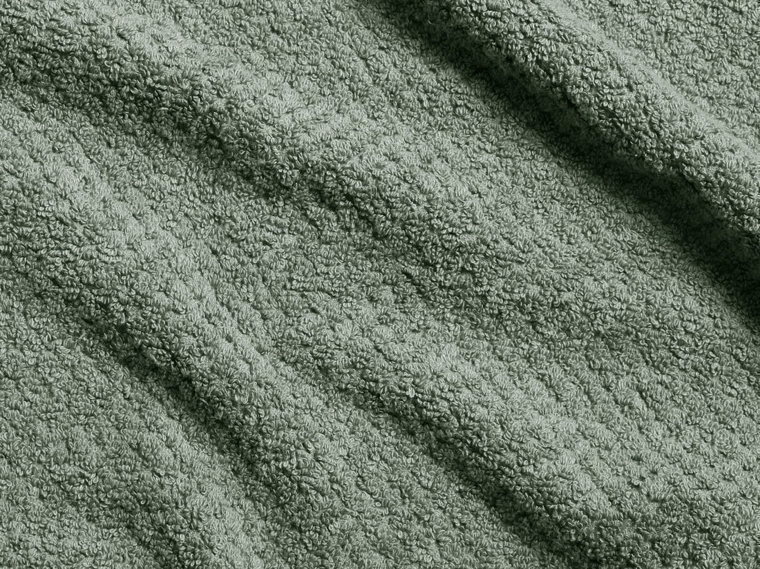 Duschtücher Dots Stone Green 70x140 - 2 st