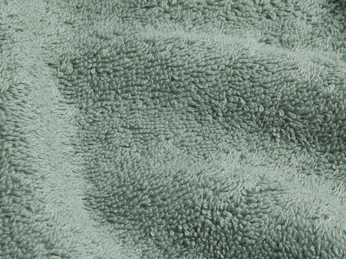 Serviette de bain éponge vert d'eau 100x150 - 1 pc