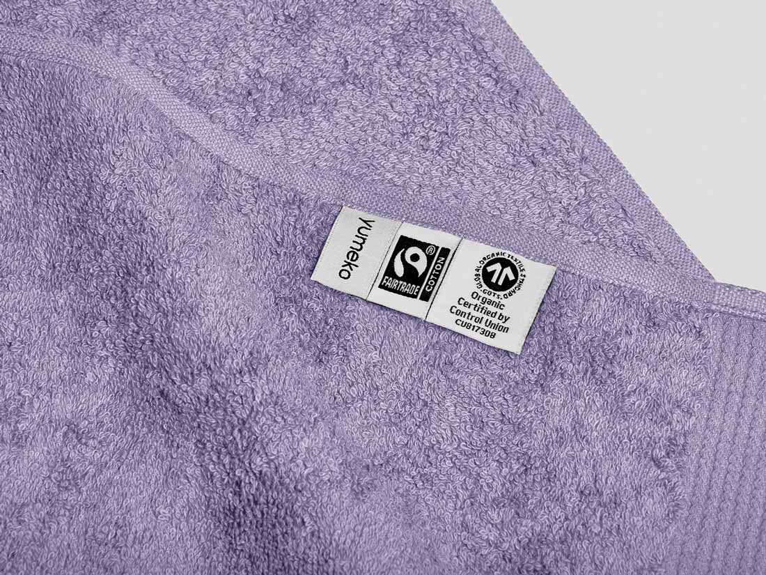 Badelagen terry lilac 100x150 - 1 st